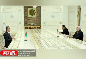 ظریف با رئیس‌ جمهور ترکمنستان دیدار کرد